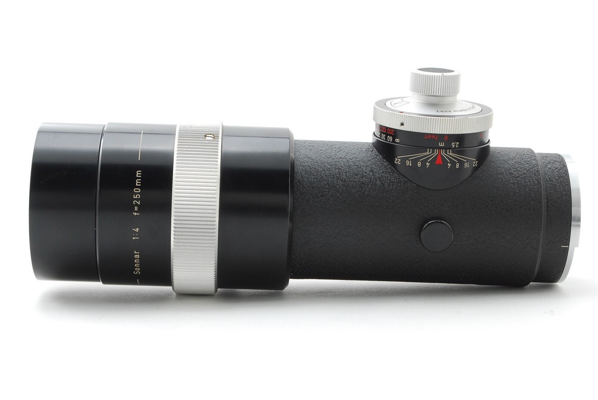 良品 Carl Zeiss Sonnar 250mm f4 Contarex用 NEAR MINT】 Zeiss Sonnar 250mm f/4 lens For Contarex mount