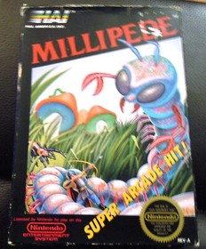 Millipede Nintendo Entertainment System 1988 NES Working Complete CIB W/ Insert