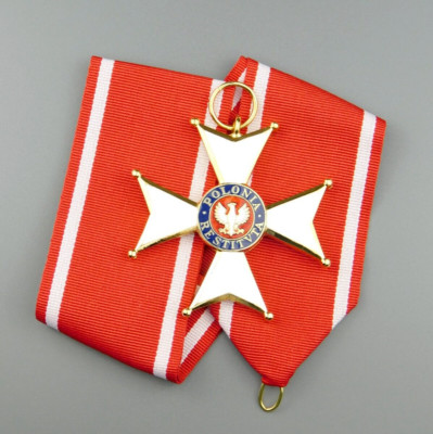 3274 POLISH ORDER OF POLONIA RESTITUTA COMMANDER'S CROSS 3RD CLASS 1944 POLAND