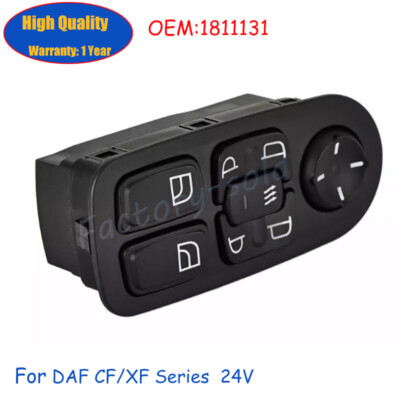 Electric Master Power Window Switch for DAF CF/XF Series 1811131 24V