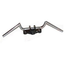 Guidon 7/8" universel pour moto Cafe Racer chromée