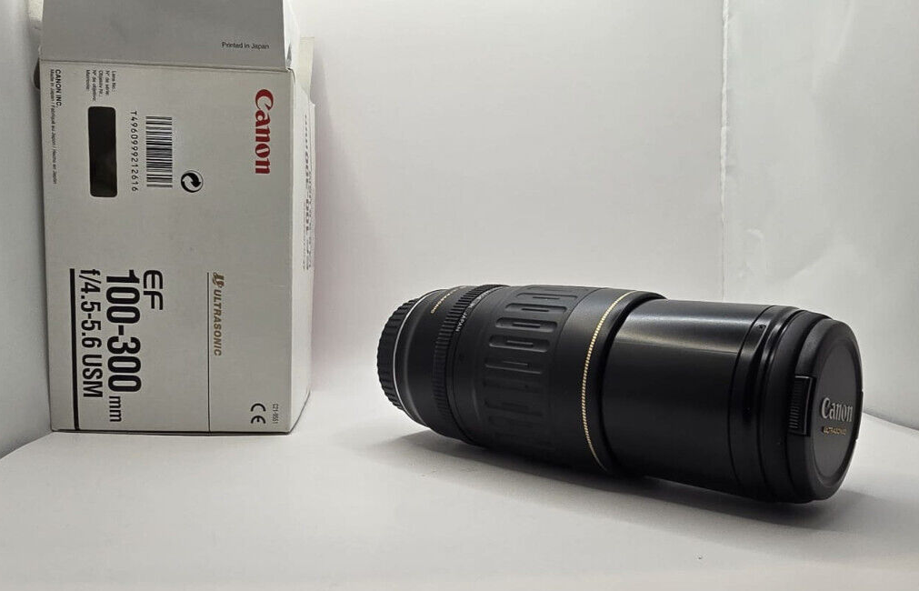 Canon 100-300mm f/4.5-5.6 EF USM Auto Focus Zoom Lens | eBay UK