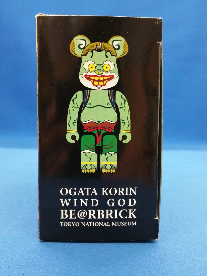 BE@RBRICK Oso Ladrillo 100 Ogata Korin Viento Dios Trueno Dios Medicom Juguete Foto 2 de 4