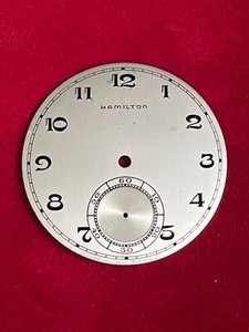 Vintage Hamilton 12s Pocket Watch Dial #53