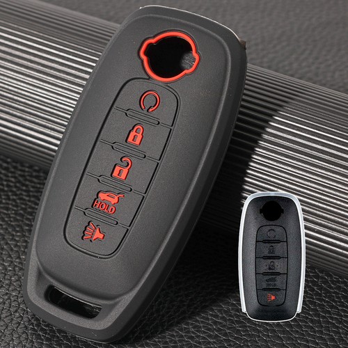 Silicone Smart Key Chain Cover Case Protect _For Nissan Qashqai Pathfinder Rogue - Picture 9 of 10