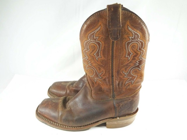 double h square toe boots