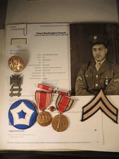 5th service command group to Powell WW II victory good conduct picture, research