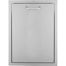 BBQ Direct Universal 20-Inch Roll-Out Double Trash/Recycling Bin