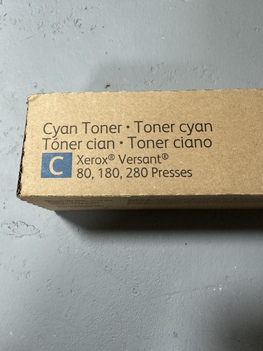 Genuine New OEM Black Cyan Magenta Yellow Xerox Toner Versant 80 180 280 Presses - Picture 10 of 14