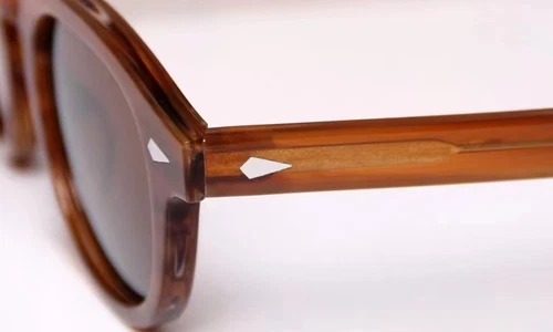 Moscot Lemtosh Sonnenbrille Damen Retro rundes Gestell braune Platte Sonnenbrille Herren - Bild 7 von 14