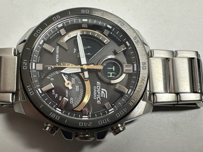 Casio Edifice ECB-900 Bluetooth 48.mm Silver Stainless Steel Case with Silver