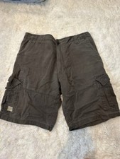 Men's Brown Signature by Levi Strauss Co. Cargo Shorts Size 36 GA1
