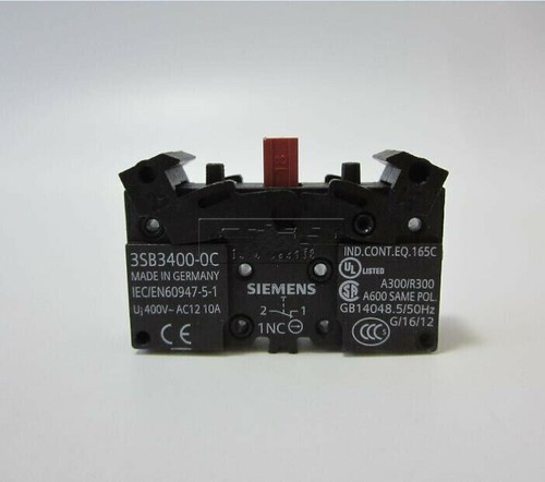 SIEMENS 3SB3420-0C Modular Industrial Contact Blocks | WESCO