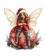 Wall decal sticker beautiful fairy 18x18 cm large