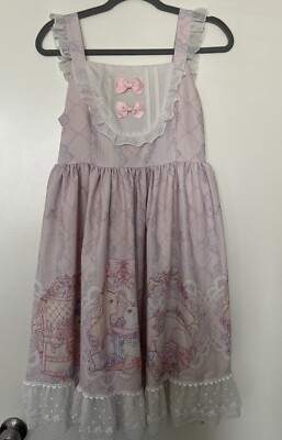 Big Goose Dress PINK CROSPLAY, BABYDOLL COSTUME Kitty Cats Heart Lace Frilly