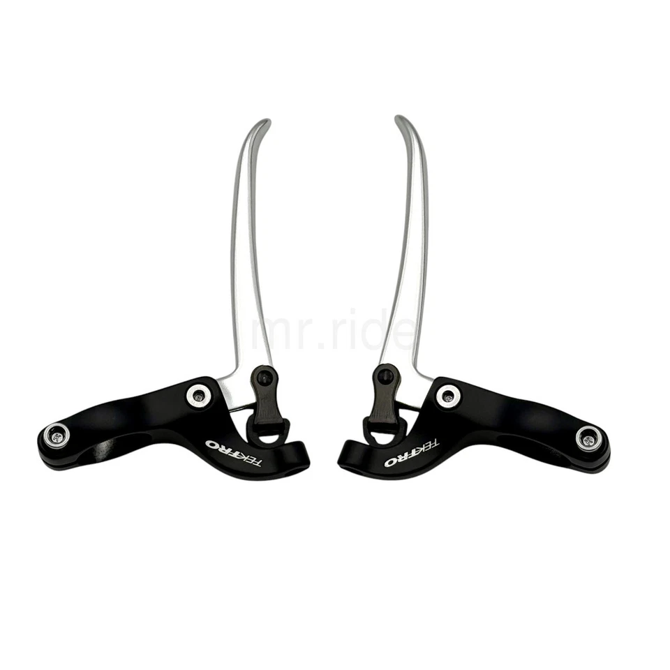TEKTRO FL750 Bicycle Brake Lever for Single Speed Road 22.2mm Black/Silver - Image 4 of 4