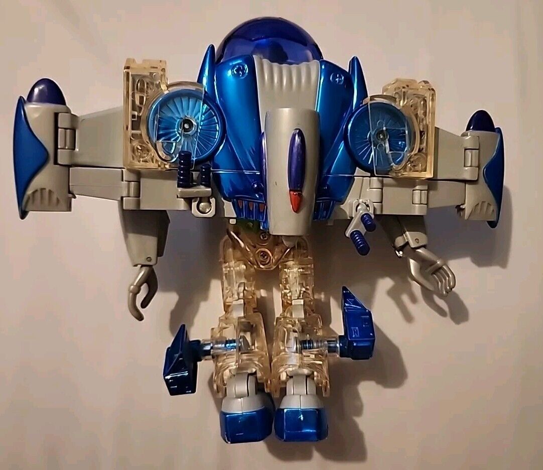 Buzz Lightyear Toy Story 2 Clear Metal Morphers Transforming Buzz Lightyear Toy Story 2 Clear Metal Morphers Transforming