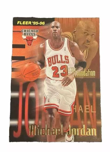 1995-96 Fleer Firm Foundation- #323 Michael Jordan Chicago Bulls