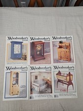 6 VINTAGE ISSUES OF WOODWORKERS JOURNAL 1988