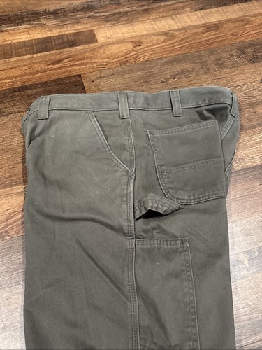 Carhartt Carpenter Work Pants Mens Size 36x34 B324 DFE Grey Utility - Picture 7 of 7