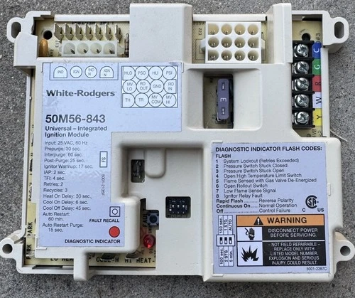 50M56-843 White Rodgers Control Board Universal Integrated Ignition Module