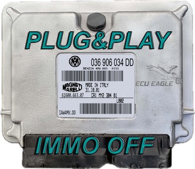 Steuergerät ECU VW Polo 1.4 036906034DD IAW4MV.DD no programming required, 100%