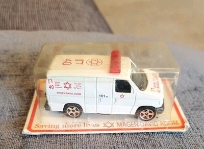 Majorette Israel Rescue Ambulance Magen David Adom Ford Econoline New