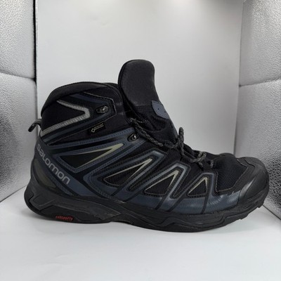 Salomon X Ultra 3 Mid GTX Hiking Boots Mens Size 13 Black Gore Tex Lace Up