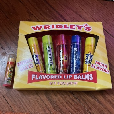 Wrigley's Doublemint, Juicy Fruit, Big Red + Gum Flavored Lip Balm & Skittles