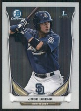 2014 Bowman Chrome #BCP45 Jose Urena San Diego Padres Baseball Card 35276