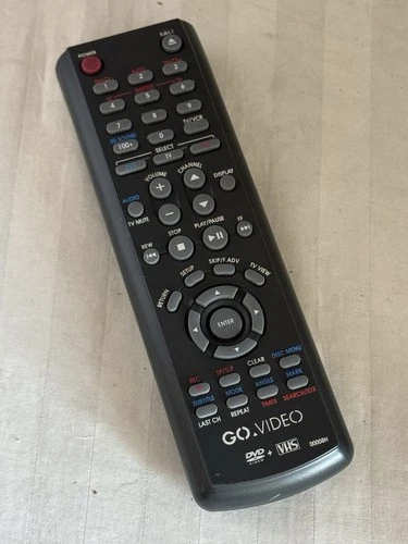 GENUINE GO VIDEO 00008H DVD/VCR COMBO REMOTE - DV2130 - MISSING BATTERY COVER