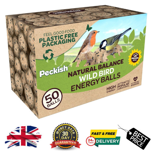 Peckish 60051245 Natural Balance Energy Balls 50 Box, Brown - Image 14