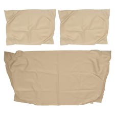 For Club Car DS 1982-2000.5 Golf Carts 3Pcs/Set Leather Front Seat Covers