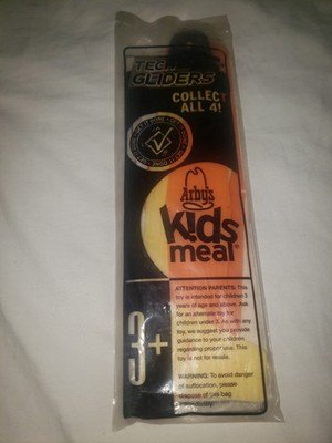 Ventage Rare Sealed Arbys Kids meal Tech Gliders Get It Done NEW