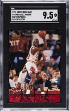 1998 UD MJX TIMEPIECES RED #34 MICHAEL JORDAN #/2300 SGC 9.5