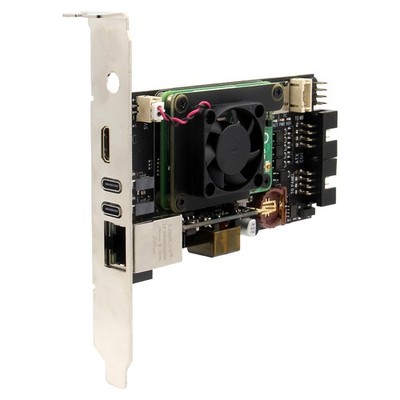 Geekworm X651 Open Source KVM Over IP Kit PCIe Version Support V3 PoE...