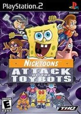 Nicktoons Attack of the Toybots - PlayStation 2 - Printed Cover - Cosmetic We...