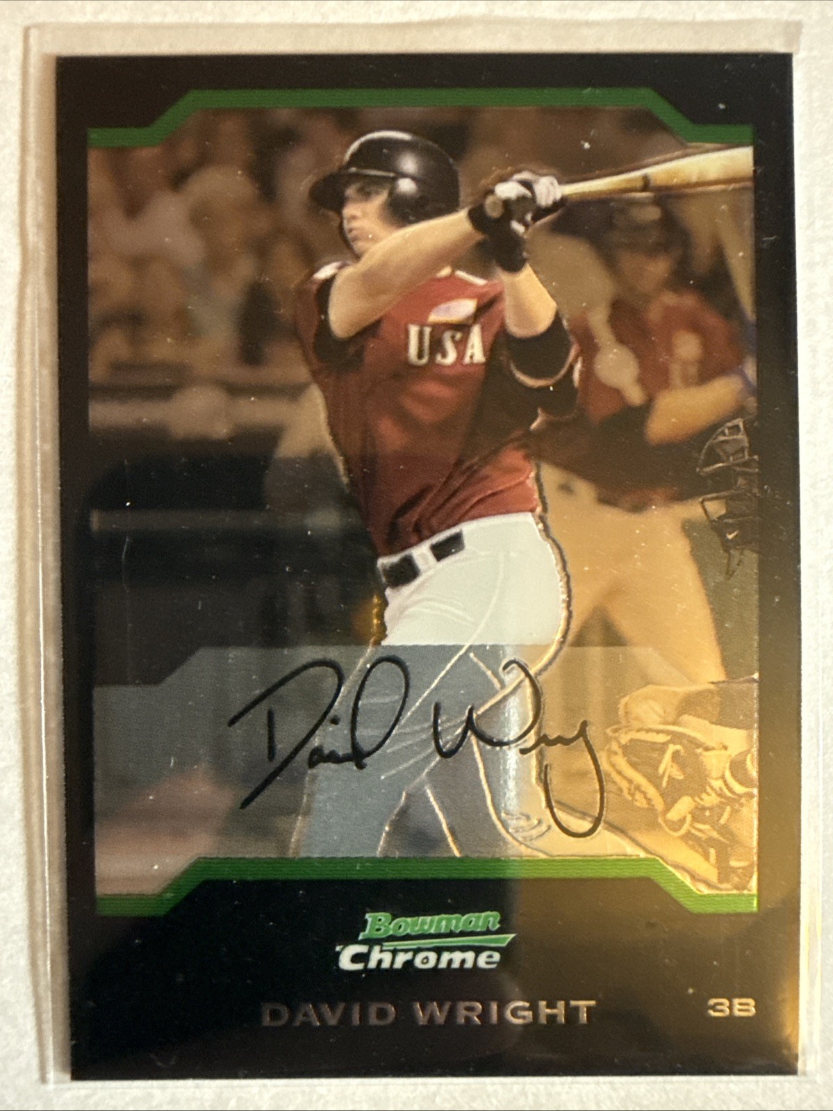 2004 Bowman Draft Picks & Prospects - Chrome David Wright #BDP161