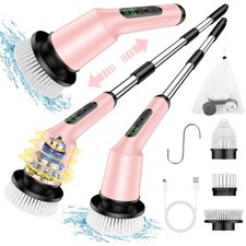 Electric Spin Scrubber for Cleaning Bathroom, Shower Scrubber Cordless Cleani...
