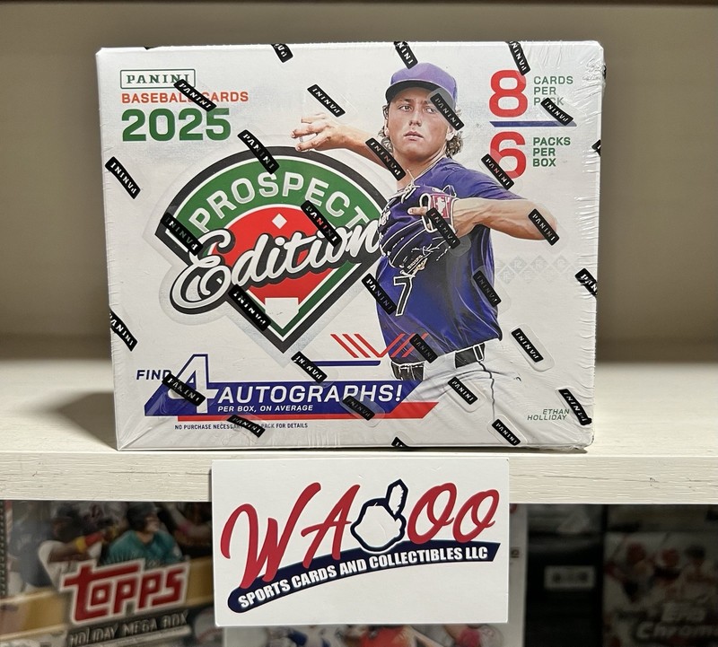 2025 Panini Prospect Edition Baseball Factory Sealed Hobby Box 4x Autos Per Box!