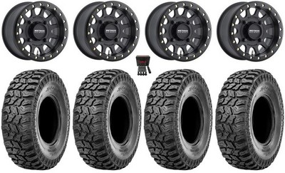 Method 401 Bdlk 15'' Wheels Bk 5+1 33'' Ridge Saw 2.0 Tires Polaris Sportsman