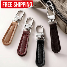 PU Leather Zipper Pull Replacement Pull Tab f...