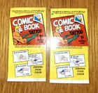 Vintage 1960s Topps Gumball Comic Book 2 Tattoos, Superman Man of Steel into Mt.