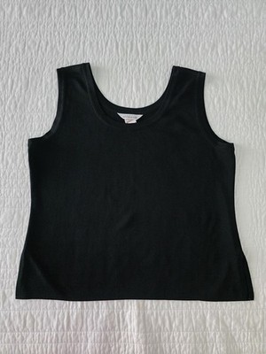 EXCLUSIVELY MISOOK Women s Size XL Round Neck Sleeveless Tank Top