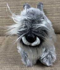 "SCHNAUZER" Realistic Plush Stuffed Puppy Dog Vintage A A Plus Inc.