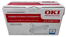 OKI 43381723 Original Cyan Drum For C5550 MFP/C5800/C5900 [A Box]