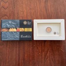 2010 gold half sovereign coin boxed in original royal mint packaging