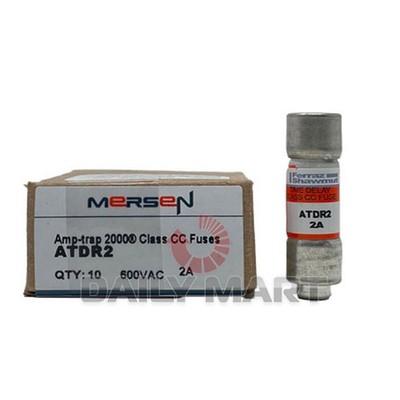 10PCS/New in Box FERRAZ SHAWMUT ATDR2 Fuse 2A 600VAC
