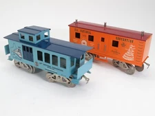 McCoy 21st & 24th TCA 1975 Orlando Box Car & 1978 Boston Caboose, Wide Gauge (H)
