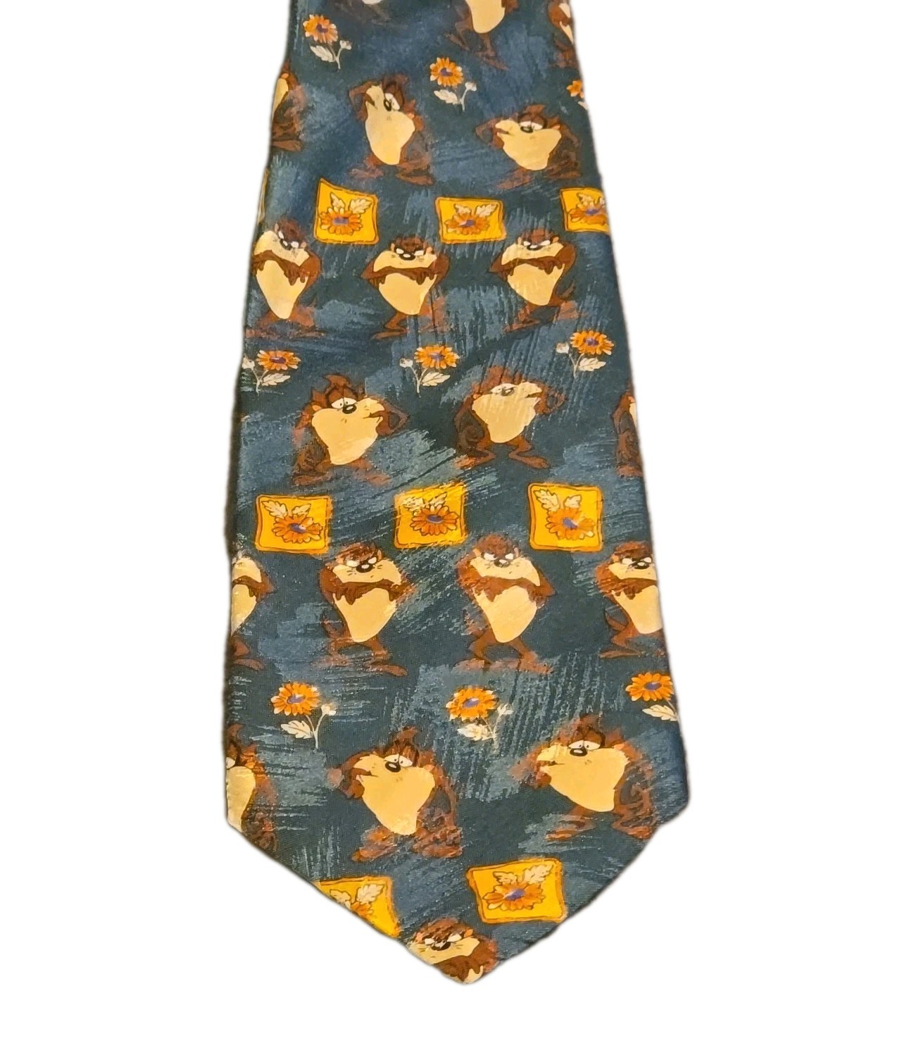 Search: Vintage 1997 Looney Tunes Tazmanian Devil Tie - Taz Retro Cartoon AOP